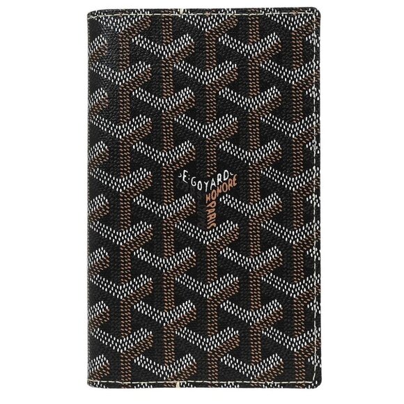 Goyard Black Notebook Cover Small Good - Picture 1 of 7